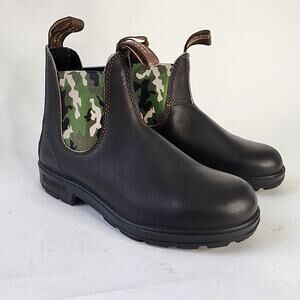 NEW Blundstone 2301 Camo Chelsea Boots UK 3.5 US 6.5 Women's Brown Leather